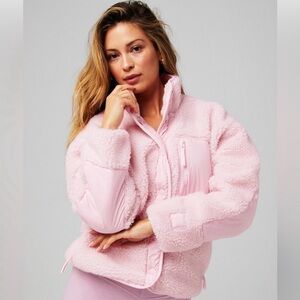 NWT - Fabletics Sherpa / Teddy Jacket